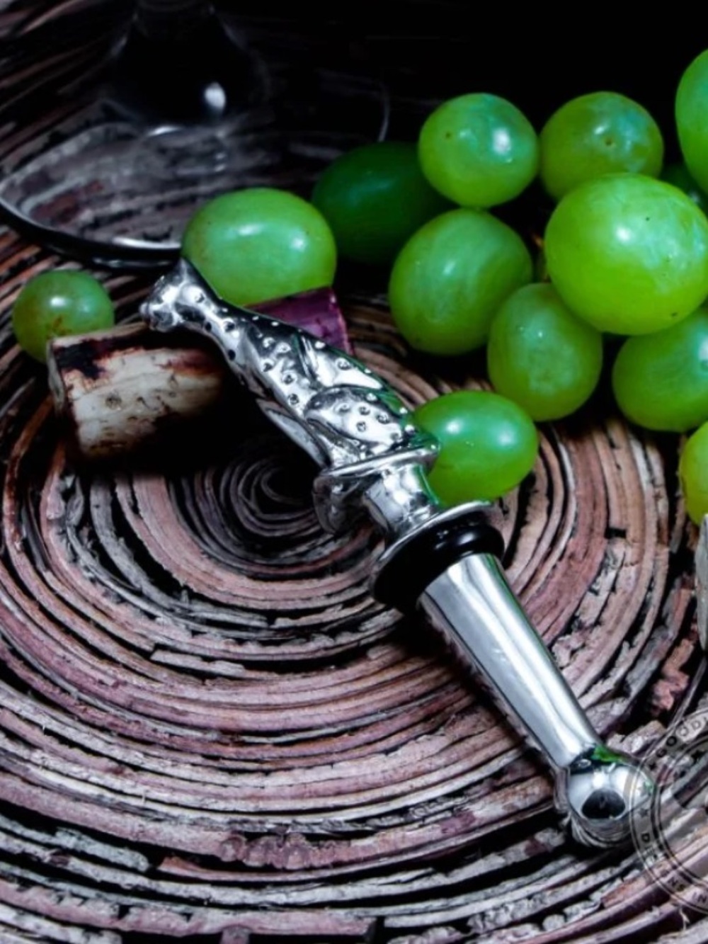 Diana Carmichael Pewter Cheetah Bottle Stopper Africa Collection
